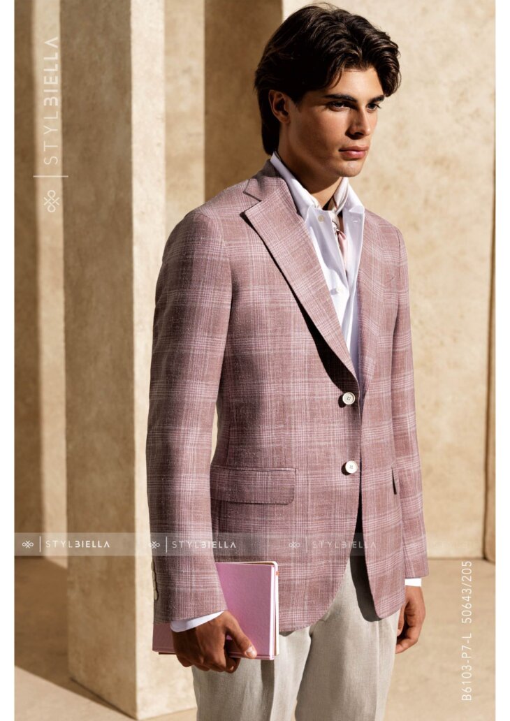 Sports Coat by Stylbiella - Peach