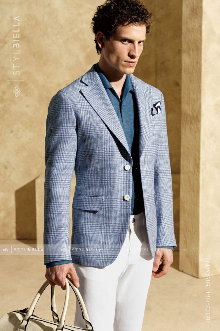 Sports Coat by Stylbiella - Blue